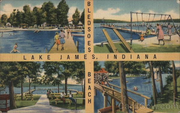 Bledsoe's Beach Lake James Indiana