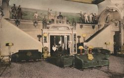 Entrance to Dining Room from Lobby, Hotel Barbara Worth Postcard