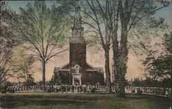 Chapel Hour at the Mount Berry Church Postcard