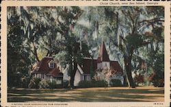 Christ Church, near Sea Island, Georgia Postcard