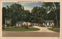 Southland Tourist Court, US 301 Nahunta, GA Postcard Postcard Postcard