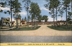 The Hacienda Court Postcard