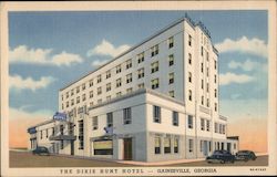 The Dixie Hunt Hotel - Gainesville, Georgia Postcard