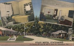 Stiles Motel Statesboro Georgia Postcard Postcard Postcard