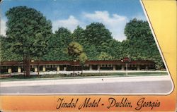 Tindol Motel Dublin, GA Postcard Postcard Postcard