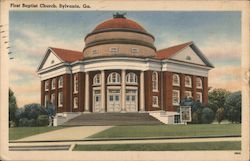 First Baptist Church Postcard