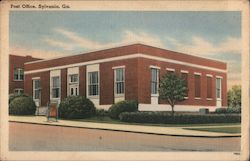 Post Office Sylvania, GA Postcard Postcard Postcard