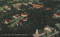 Aerial View, Emory University Postcard