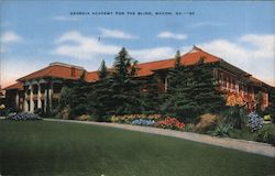 Georgia Academy for the blind Macon, GA Postcard Postcard Postcard