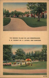 The Swedish Village on Lake Winnipesaukee, D.W. Highway No. 3 Laconia, NH Postcard Postcard Postcard