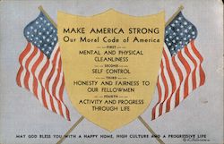 Make America Strong Patriotic Postcard Postcard Postcard