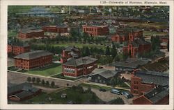 University of Montana, Missoula, Mont. Postcard