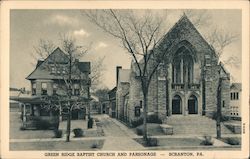 Green Ridge Baptist Church and Parsonage Postcard