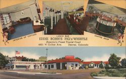 Eddie Bohn's Pig'n'Whistle Village Denver, CO Postcard Postcard Postcard