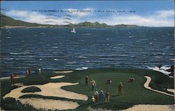 7th Hole, Pebble Beach Golf Course California Postcard Postcard Postcard