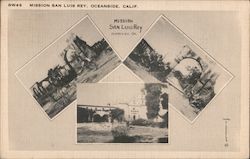 Mission San Luis Rey Postcard