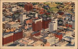 Downtown District Postcard
