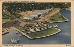 Miami Terminal of Pan-American Airways Florida Postcard Postcard Postcard