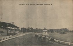 The Race is On, Freehold Raceway Postcard