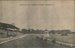 The Race is On, Freehold Raceway New Jersey Postcard Postcard Postcard