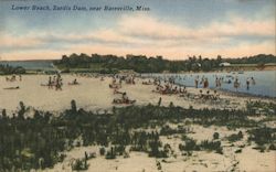 Lower Beach at Sardis Dam Batesville, MS Postcard Postcard Postcard