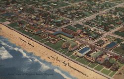 Aerial View Virginia Beach, VA Postcard Postcard Postcard