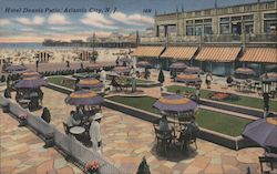 Hotel Dennis Patio Postcard