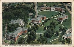 Mary Washington College from the Air Fredericksburg, VA Postcard Postcard Postcard