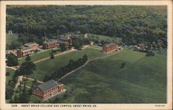 Sweet Briar College and Campus Postcard