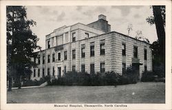 Memorial Hospital Postcard