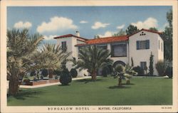 Bungalow Hotel Blythe, CA Postcard Postcard Postcard