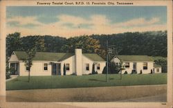 Freeway Tourist Court Postcard