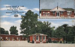 Eagle Court & Cafe Pleasant View, TN Postcard Postcard Postcard