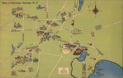 Map of Resort Postcard