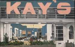 Kay's Restaurant Postcard