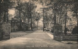 St. Margaret's Shrine North Park Avenue Bridgeport, Conn. Postcard