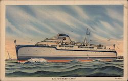 S.S. Princess Anne Postcard