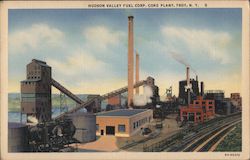 Hudson Valley Fuel Corp. Coke Plant Troy, NY Postcard Postcard Postcard