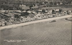 Aerial View of Stannard Beach Westbrook, CT Postcard Postcard Postcard