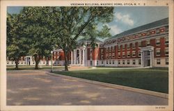 Vrooman Building, Masonic Home Utica, NY Postcard Postcard Postcard