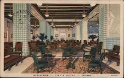 The East Room - YMCA Hotel Chicago, IL Postcard Postcard Postcard