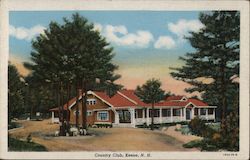 View of Country Club Keene, NH Postcard Postcard Postcard