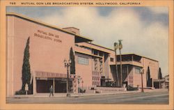 Mutual Don Lee Broadcasting System Postcard