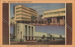 New Studios of CBS and NBC, Radio City Hollywood, CA Postcard Postcard Postcard