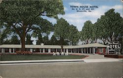 Town House Motel Postcard