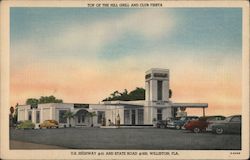 Top of the Hill Grill and Club Fiesta Postcard