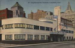Greyhound Bus Terminal Postcard