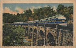Royal Blue - B&O RR Postcard