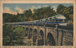 Royal Blue - B&O RR Railroad (Scenic) Postcard Postcard Postcard