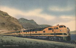 Great Northern Railway's New Empire Builder Washington Trains, Railroad Postcard Postcard Postcard